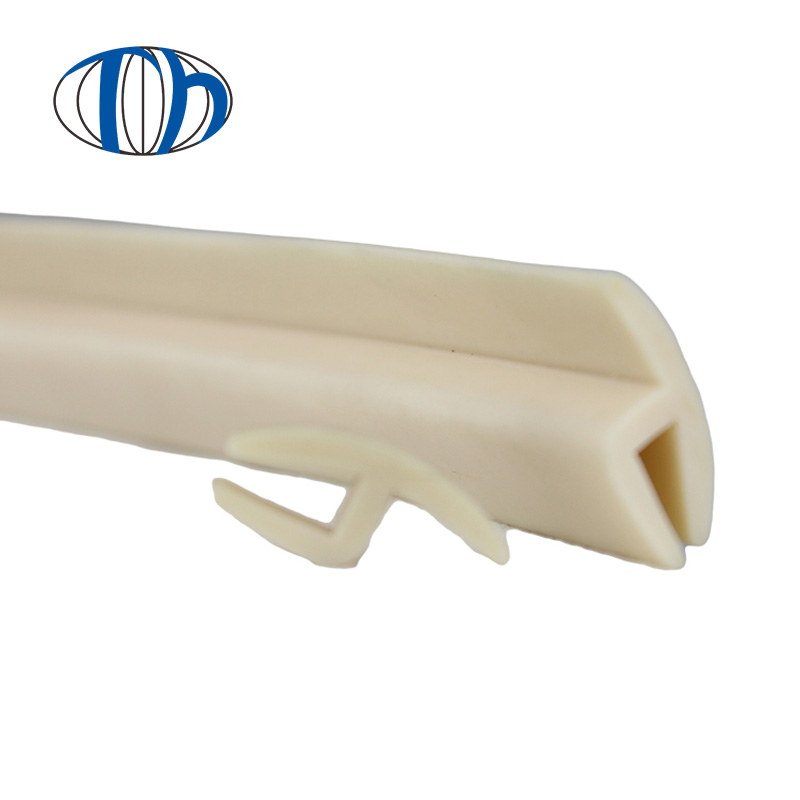 Customized milk colour crashproof PVC sealing strip for machinery