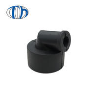 Customized waterproof 90 degree rubber elbow parts rubber plug pipe fittings